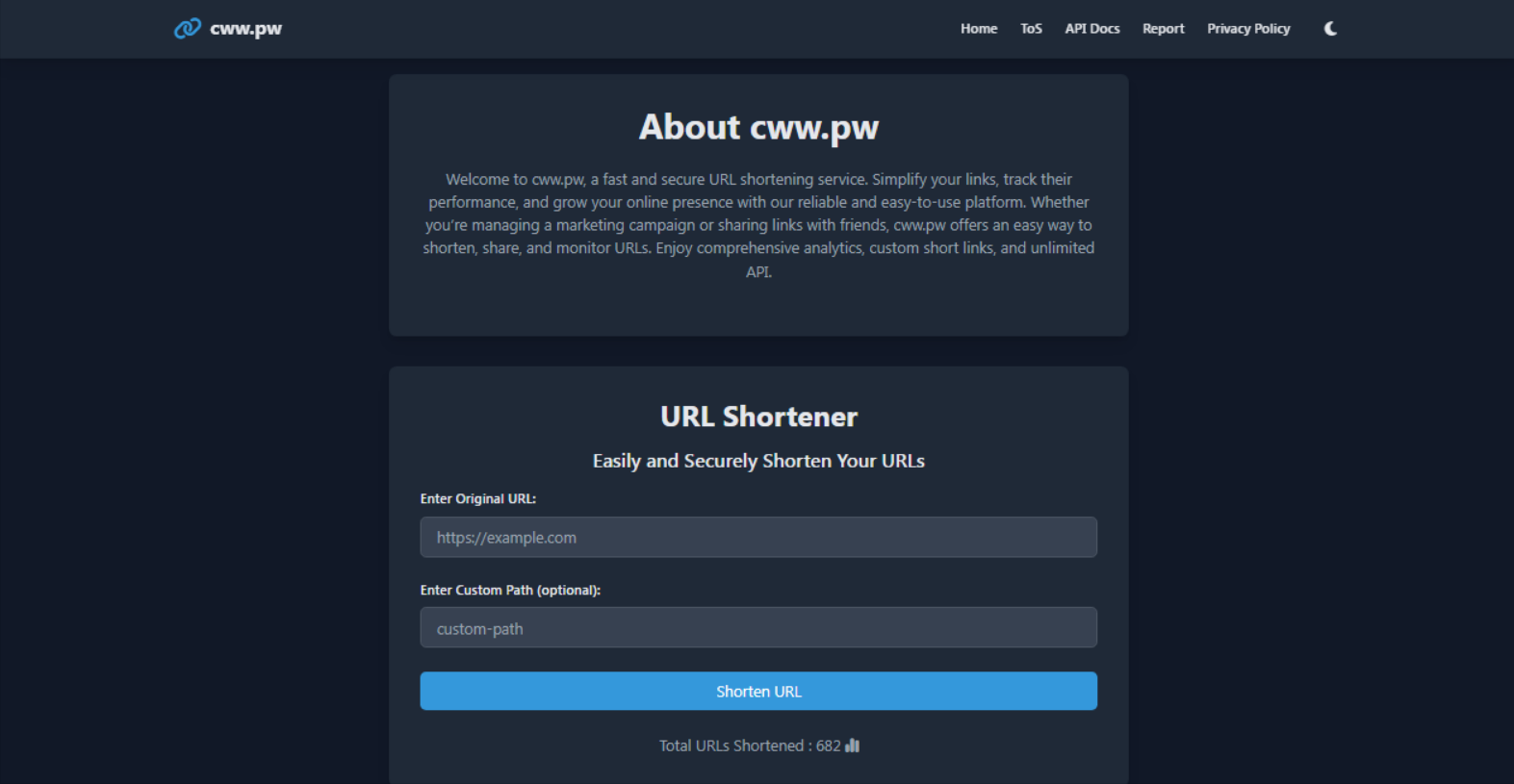 URL Shortener Project