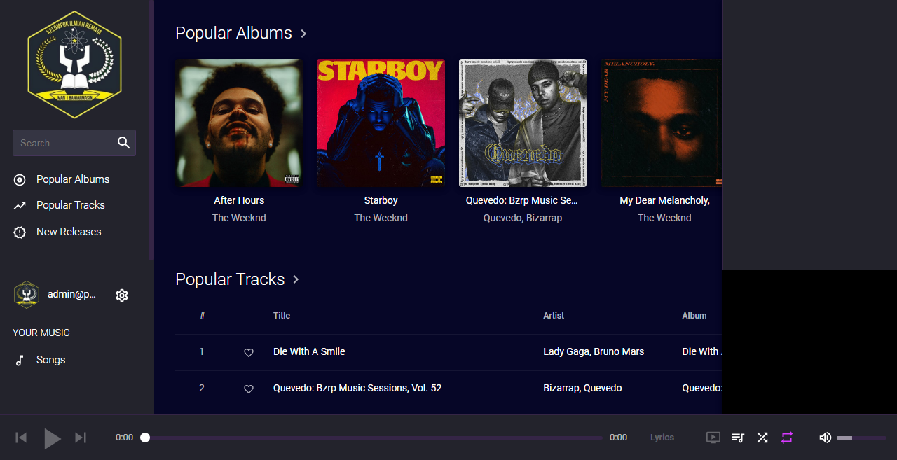 Music Player Project
