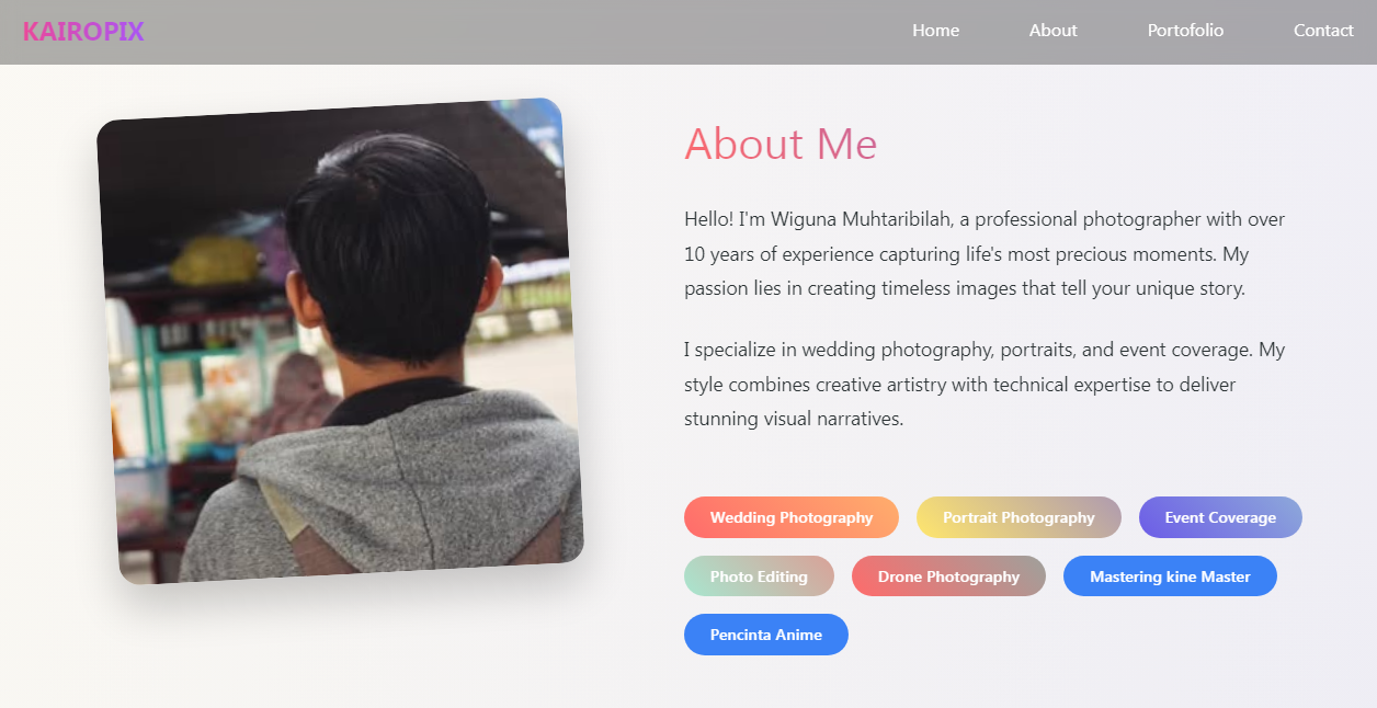 Photography Website